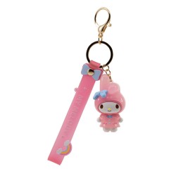 Yu.Me. Sanrio Hello Kitty and Friends - Keychain with Hand Strap - Raincoat My Melody