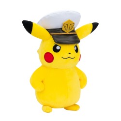 Jazwares - Pokemon - Peluche Capitan Pikachu 20cm