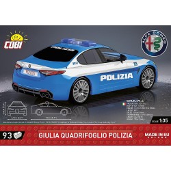 Cobi 24606 - Giulia Quadrifoglio Polizia