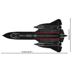 Cobi 5891 - Lockheed SR-71 BlackBird 1:48