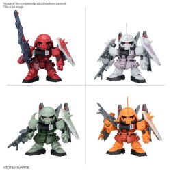 Bandai Model Kit - BB Senshi ZGMF Zaku Sesies Set