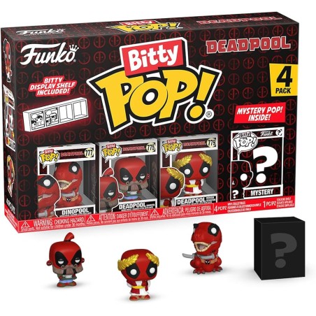 Bitty Pop! - Marvel Deadpool - Dinopool 4 Pack