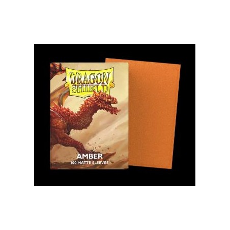 Dragon Shield - 100 Bustine Standard - Amber