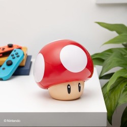 Paladone - Super Mario Lampada Mushroom con suoni