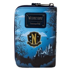Loungefly - Wednesday - Nevermore Castle Portafoglio con zip - WEDWA0003