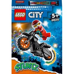La moto de cascade de Feu