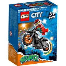 La moto de cascade de Feu