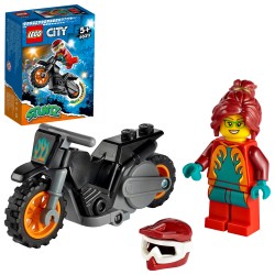 La moto de cascade de Feu