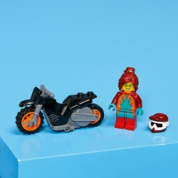 La moto de cascade de Feu