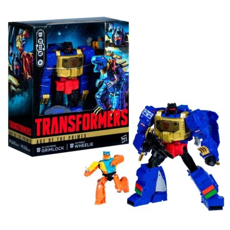 Hasbro Transformers - Age of the Primes - G2 Univers Grimlock + Autobot Wheelie
