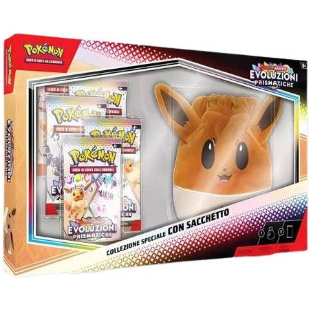 Pokemon - Evoluzioni Prismatiche - Box con sacchetto Eevee