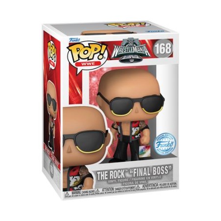 Pop WWE - Wrestlermania - The Rock Final Boss 168