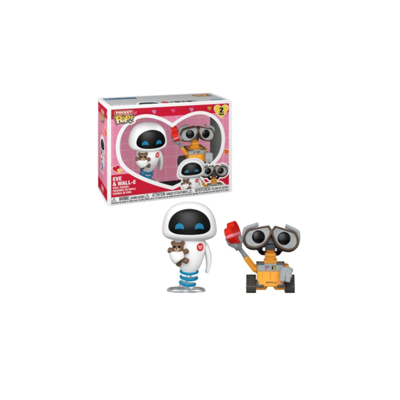 Pop Pocket - Dual Pack - Wall-E con Eve Pop Pocket - Dual Pack - Wall-E con Eve