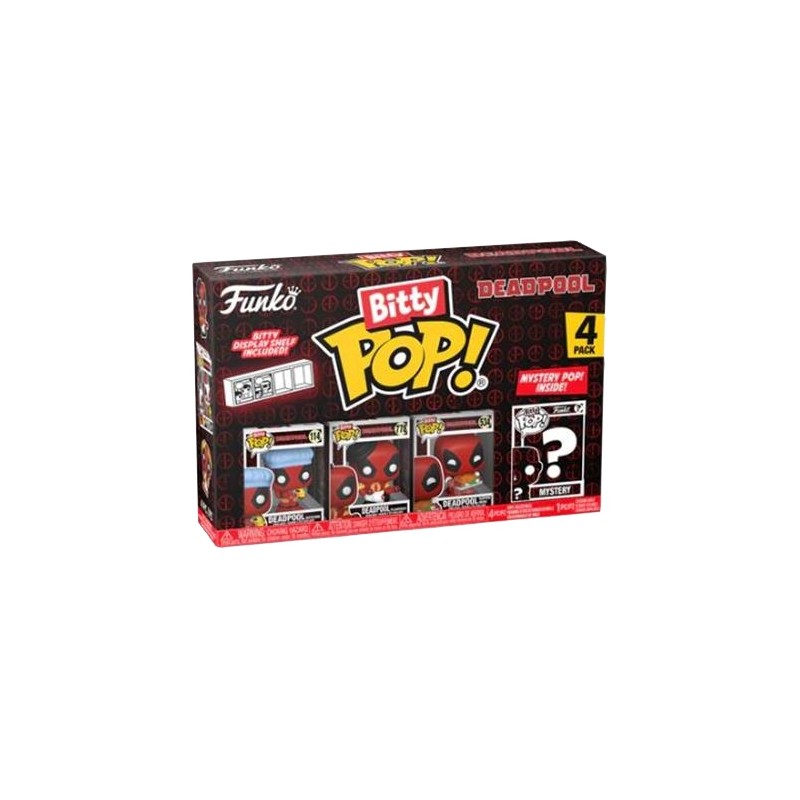 Bitty Pop! - Marvel - Deadpool Bathtime - 4 pack Bitty Pop! - Marvel - Deadpool Bathtime - 4 pack