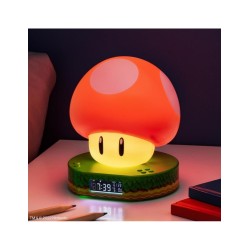 Paladone - Super Mario - Sveglia Digitale Mushroom Con Luce