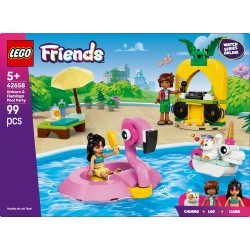 LEGO Friends 42658 Pool Party con unicorno e fenicottero