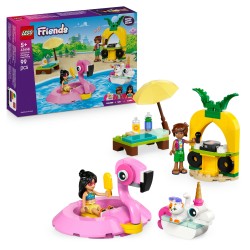 LEGO Friends 42658 Pool Party con unicorno e fenicottero