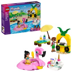 LEGO Friends 42658 Pool Party con unicorno e fenicottero
