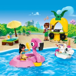 LEGO Friends 42658 Pool Party con unicorno e fenicottero