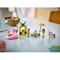 LEGO Friends 42658 Pool Party con unicorno e fenicottero