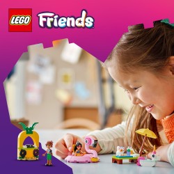 LEGO Friends 42658 Pool Party con unicorno e fenicottero