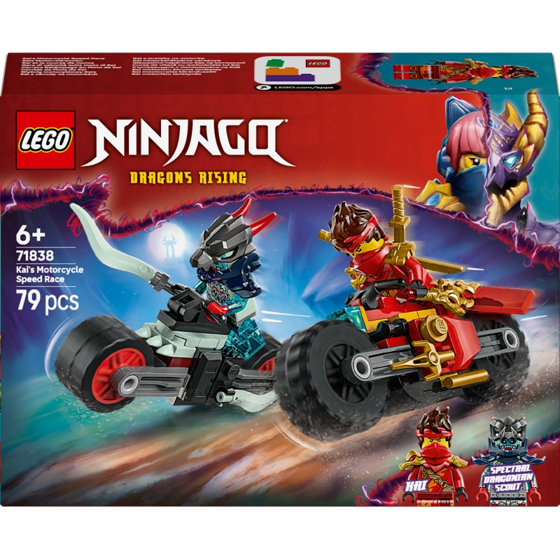 LEGO Ninjago 71838 Gara di velocità sulla moto di Kai LEGO Ninjago 71838 Gara di velocità sulla moto di Kai
