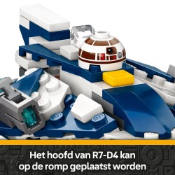 LEGO Star Wars 75400 Microfighter Jedi Starfighter di Plo Koon