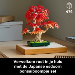 LEGO Botanicals 10348 Bonsai di acero rosso giapponese