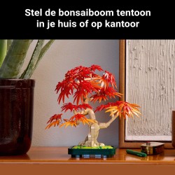 LEGO Botanicals 10348 Bonsai di acero rosso giapponese