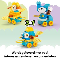 LEGO DUPLO 10448 Animali su ruote 3 in 1