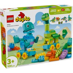 LEGO DUPLO 10451 Dinosauri su ruote 3 in 1