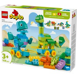 LEGO DUPLO 10451 Dinosauri su ruote 3 in 1