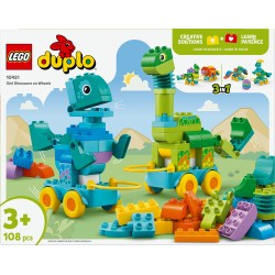 LEGO DUPLO 10451 Dinosauri su ruote 3 in 1