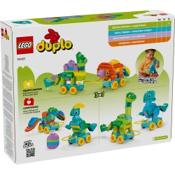 Dinos auf Rädern 3-in-1-Set