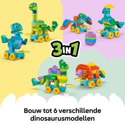 LEGO DUPLO 10451 Dinosauri su ruote 3 in 1