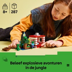 LEGO Minecraft 21275 Casa nella giungla esplosiva