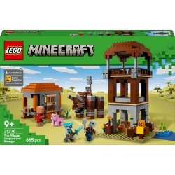 LEGO Minecraft 21278 L’avamposto del saccheggiatore e predone