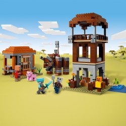 LEGO Minecraft 21278 L’avamposto del saccheggiatore e predone