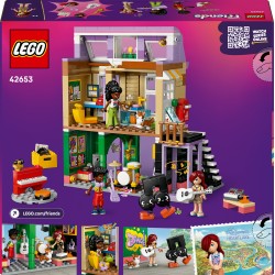 LEGO Friends 42653 Negozio di musica e appartamento
