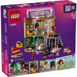 LEGO Friends 42653 Negozio di musica e appartamento