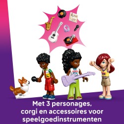LEGO Friends 42653 Negozio di musica e appartamento
