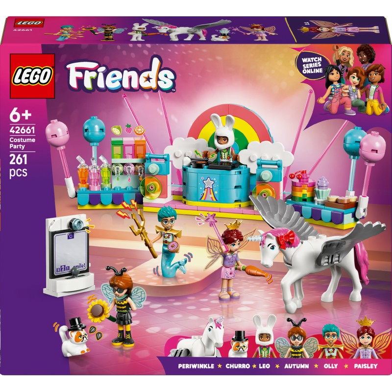 LEGO Friends 42661 Party in costume con unicorno e fatina