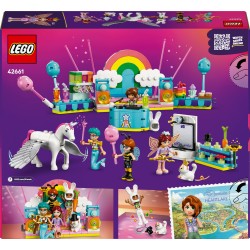 Soirée déguisée avec une licorne et une fée