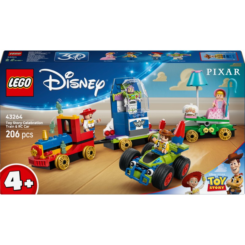 LEGO Disney 43264 Toy Story: Treno e Auto RC celebrativi LEGO Disney 43264 Toy Story: Treno e Auto RC celebrativi