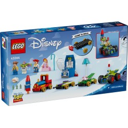 LEGO Disney 43264 Toy Story: Treno e Auto RC celebrativi