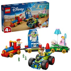 LEGO Disney 43264 Toy Story: Treno e Auto RC celebrativi