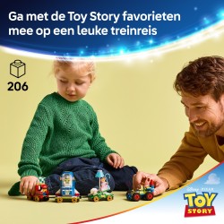 LEGO Disney 43264 Toy Story: Treno e Auto RC celebrativi
