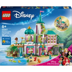 LEGO Disney 43267 Castello della Principessa e animali reali