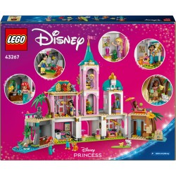 LEGO Disney 43267 Castello della Principessa e animali reali