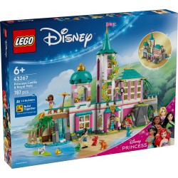 LEGO Disney 43267 Castello della Principessa e animali reali
